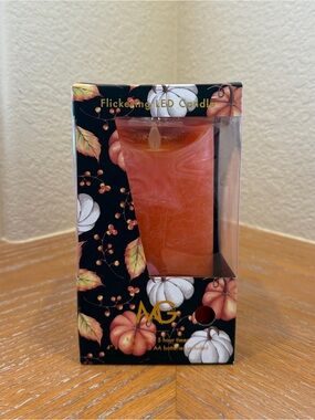 MG STUDIO Orange LED Flickering LED Candle